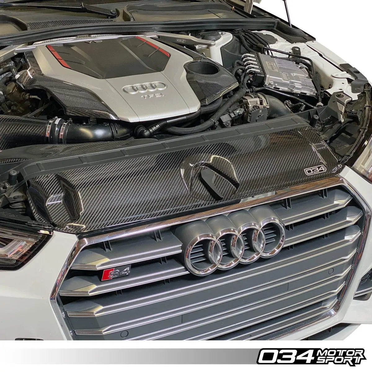 034Motorsport Audi B9 A4/S4 Carbon Fiber Radiator Support