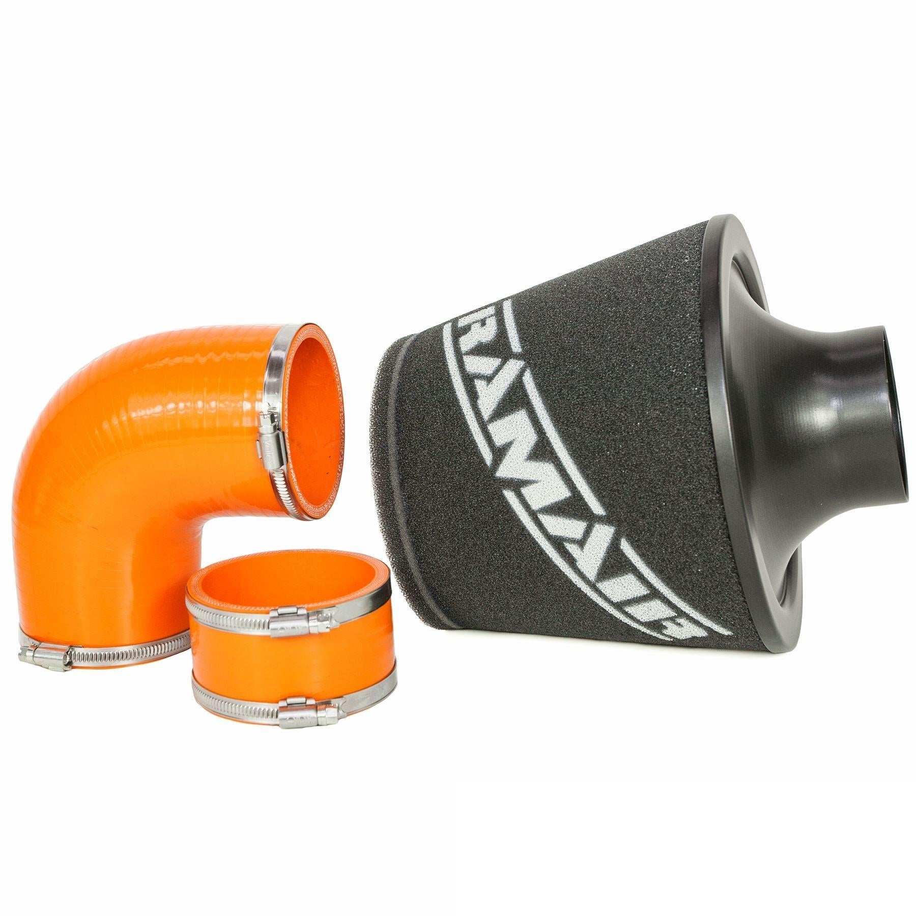 Performance Foam Induction Kit for MK2 Focus ST with ECU Holder - Orange Hoses - Performance HQ - United Kingdom