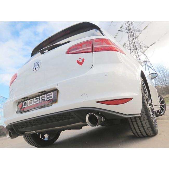 Cobra Sport VW Golf GTD (Mk7) 2.0 TDI (5G) (14-17) GTI Style Rear Exhaust - Performance HQ - United Kingdom