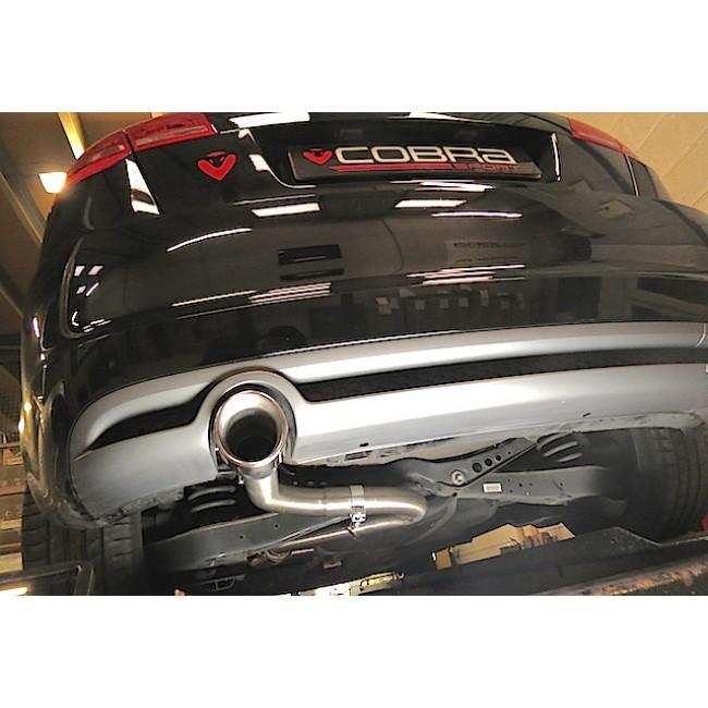 Cobra Sport Audi A3 (8P) 2.0 TDI 2WD (2008-12) (3 Door) Single Tip Cat Back Exhaust - Performance HQ - United Kingdom