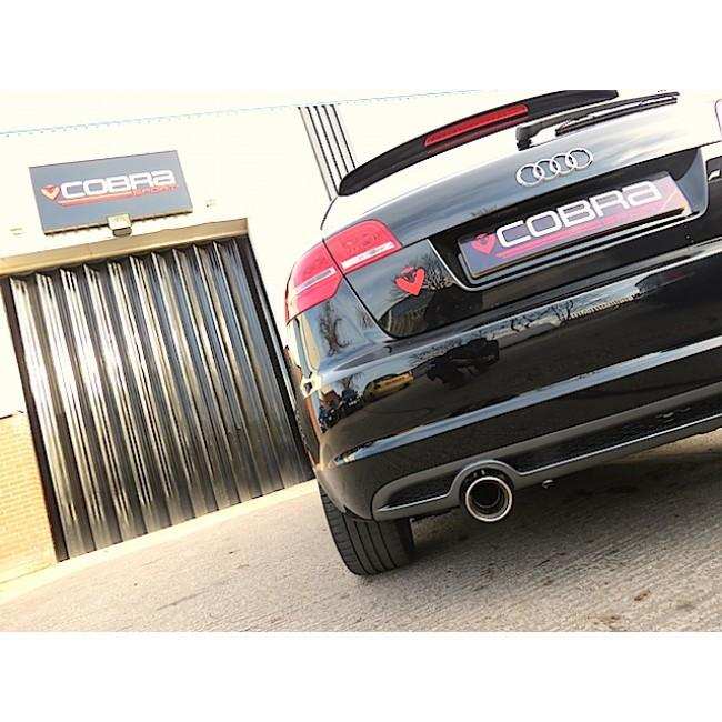 Cobra Sport Audi A3 (8P) 2.0 TDI 2WD (2008-12) (5 Door) Single Tip Cat Back Exhaust - Performance HQ - United Kingdom
