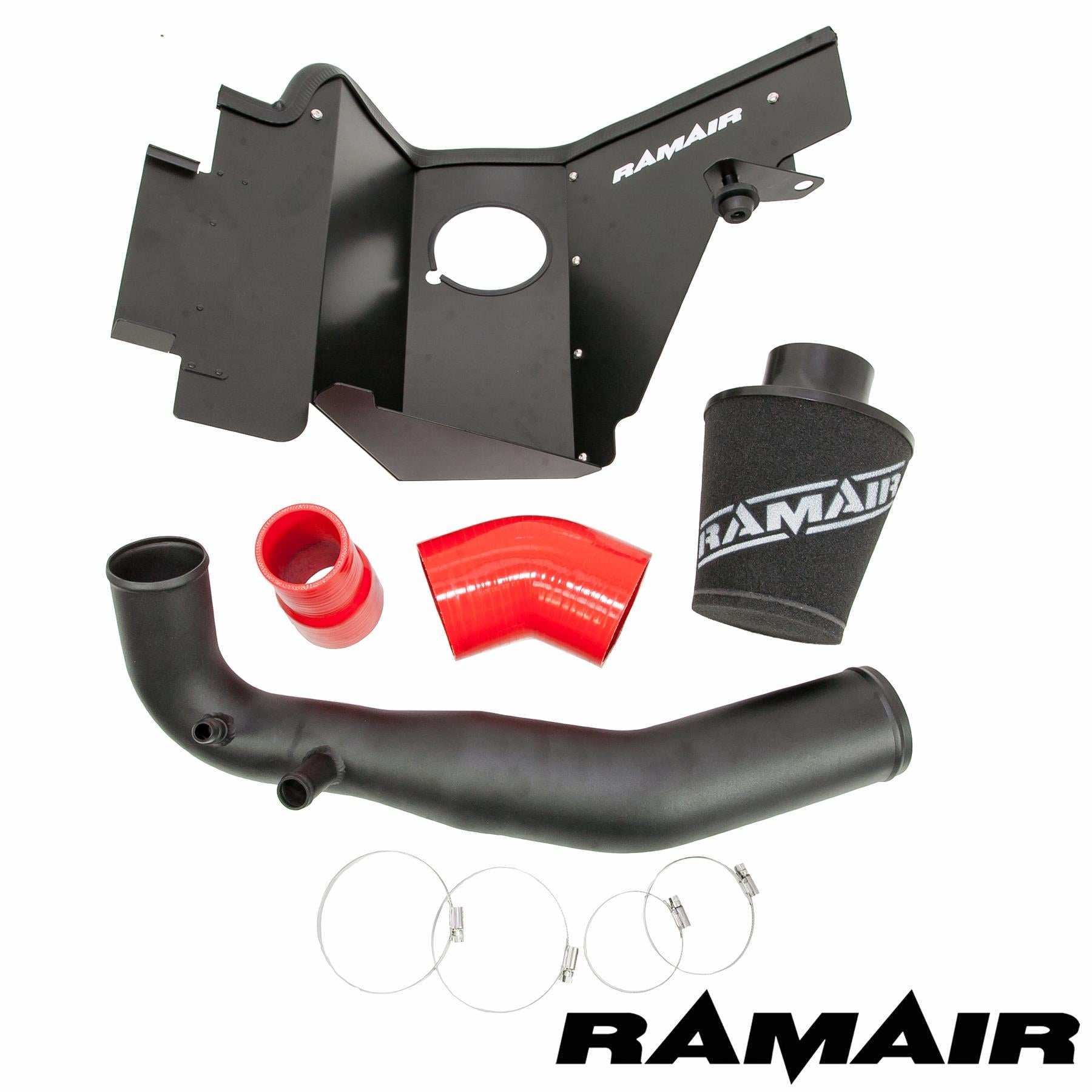 Performance Foam Induction Kit for 2.3 Ecoboost Ford Mustang - Red Hose - Performance HQ - United Kingdom