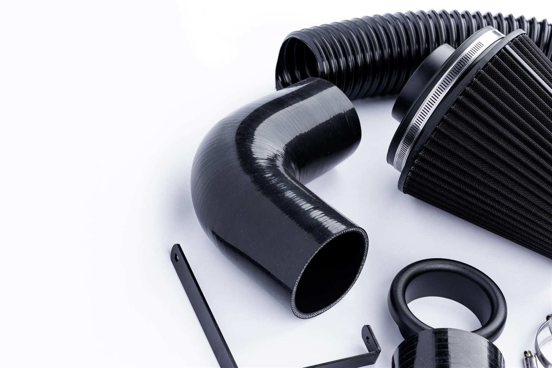 Performance Pleated Induction Kit for VW MK5 Golf R32 3.2 V6 - Black Hoses - Performance HQ - United Kingdom