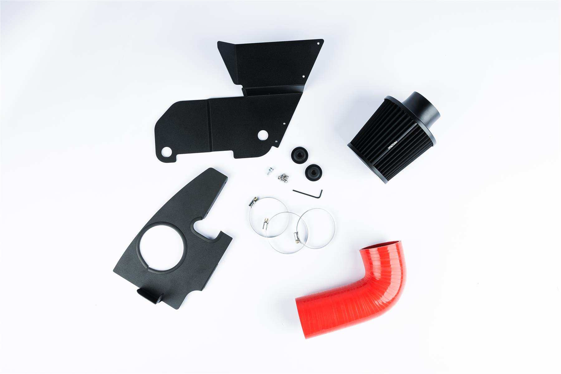Performance Pleated Induction Kit for 2.0 TSI TFSI MK6 GTI - Red Hose - Performance HQ - United Kingdom