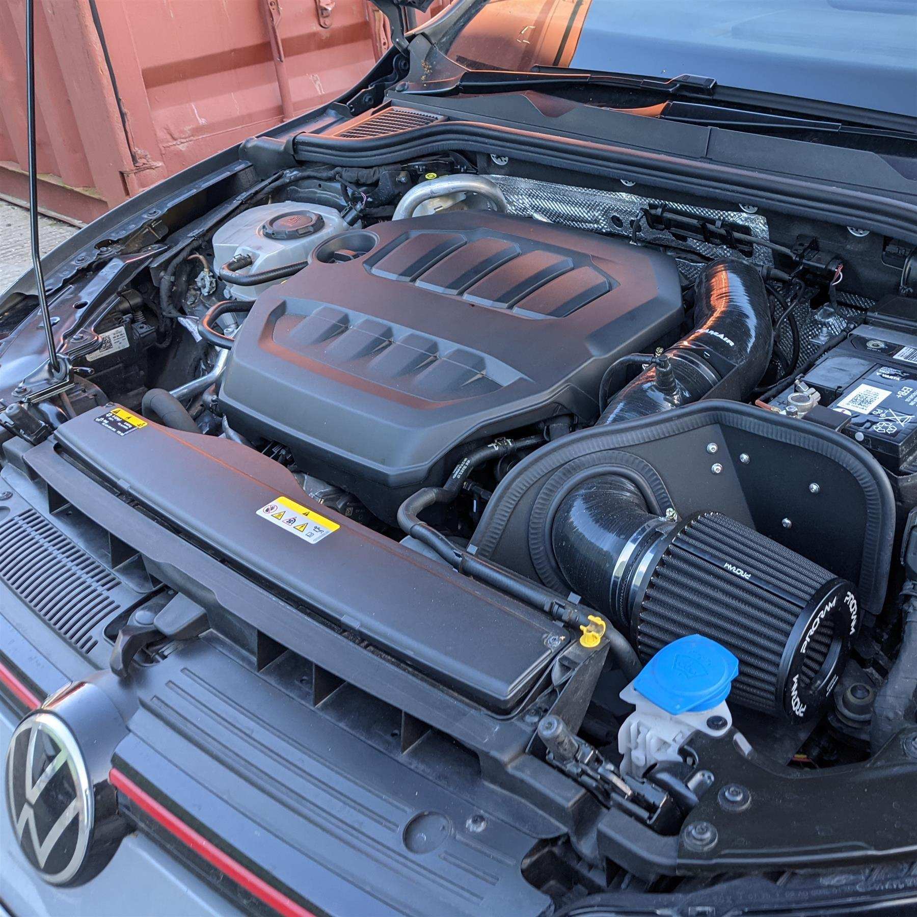 Black Ramair Silicone Intake Hose for VW MK8 Golf GTi - 245bhp 2.0 TSI Only - Performance HQ - United Kingdom
