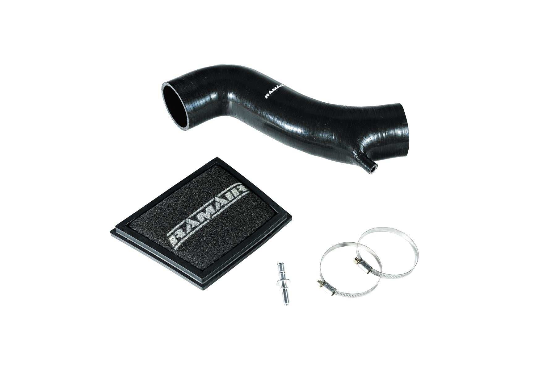 Ramair Foam Direct Panel Air Filter & Intake Hose for MK7 Ford Fiesta ST - Black - Performance HQ - United Kingdom