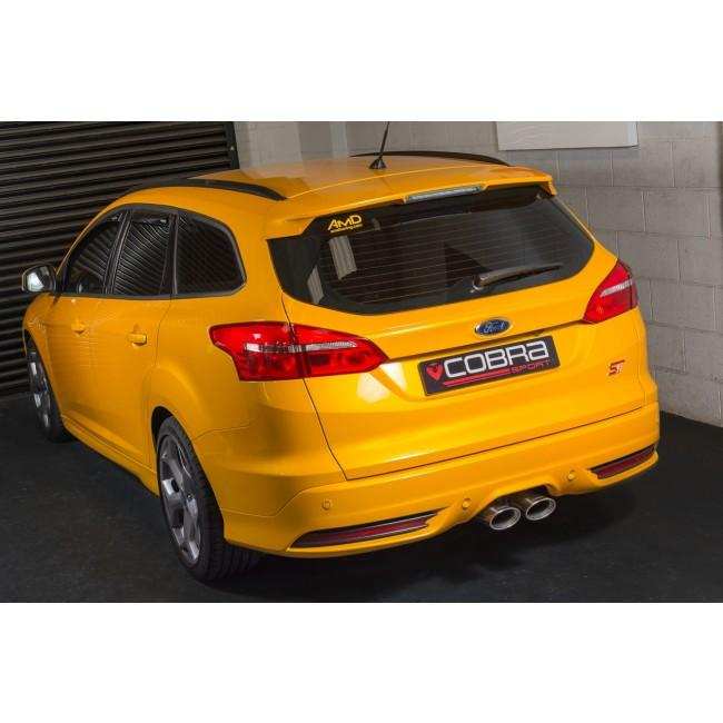 Cobra Sport Ford Focus ST Estate (Mk3) (Wagon) Venom Box Delete Race Cat Back Exhaust - Performance HQ - United Kingdom