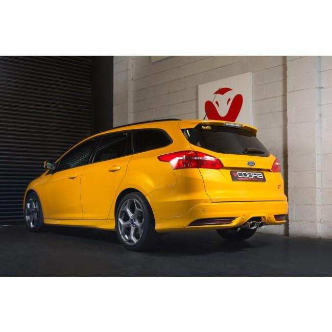 Cobra Sport Ford Focus ST Estate (Mk3) (Wagon) Venom Box Delete Race Cat Back Exhaust - Performance HQ - United Kingdom