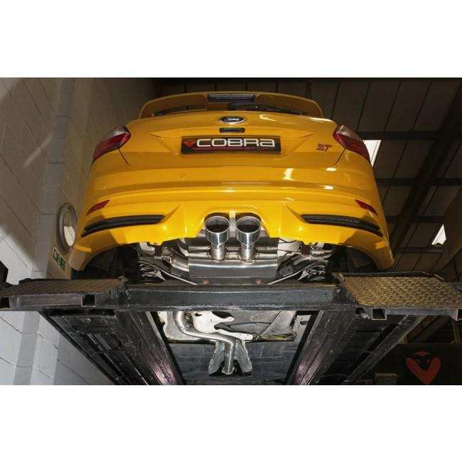 Cobra Sport Ford Focus ST 250 (Mk3) Turbo Back Exhaust - Performance HQ - United Kingdom
