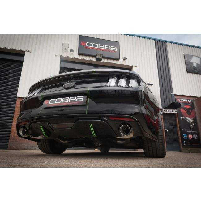 Cobra Sport Ford Mustang 5.0 V8 GT Fastback (2015-18) Cat Back Exhaust - Performance HQ - United Kingdom