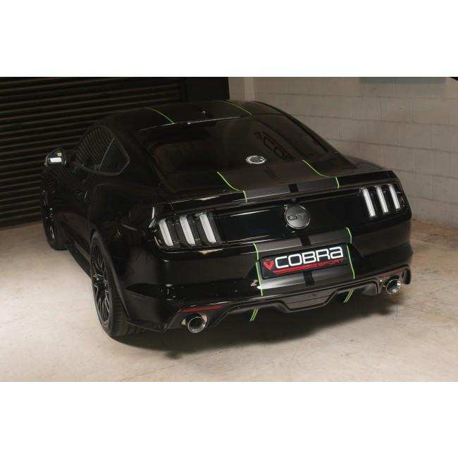 Cobra Sport Ford Mustang 5.0 V8 GT Fastback (2015-18) Venom Box Delete Race Cat Back Exhaust - Performance HQ - United Kingdom