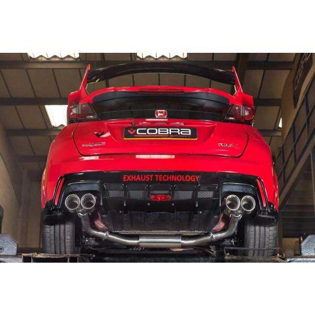 Cobra Sport Honda Civic Type R (FK2) Cat Back Exhaust - Performance HQ - United Kingdom