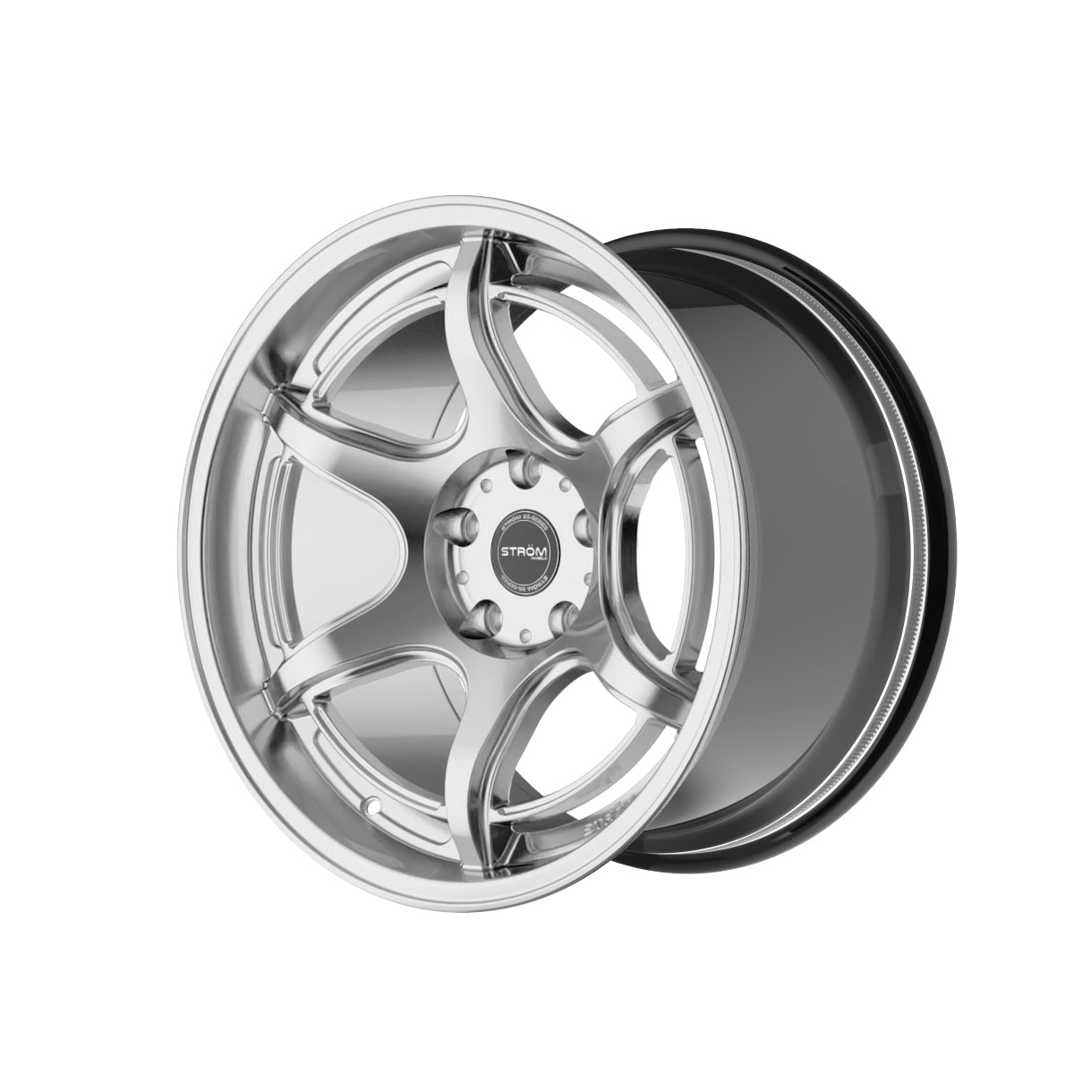 Strom DS-F45 17x8.5 ET26 5x114.3 Light Hyper Black