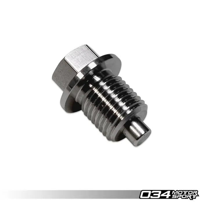 034Motorsport VAG Billet Magnetic Oil Drain Plug Kit with Metal Oil Pan