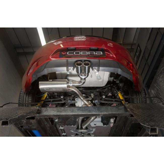 Cobra Sport Mazda MX-5 (ND) Mk4 Centre Exit Cat Back Exhaust - Performance HQ - United Kingdom
