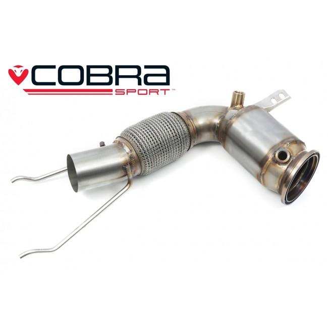 Cobra Sport Mini (Mk3) Cooper S (F56) Sports Cat/De-Cat Downpipe Exhaust - Performance HQ - United Kingdom