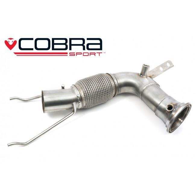 Cobra Sport Mini GP3 (Mk3) JCW (F56) Sports Cat/De-Cat Downpipe Exhaust - Performance HQ - United Kingdom