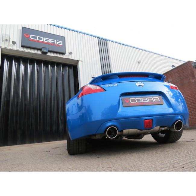 Cobra Sport Nissan 370Z Cat Back Exhaust (Y-Pipe, Centre and Rear Sections) - Performance HQ - United Kingdom