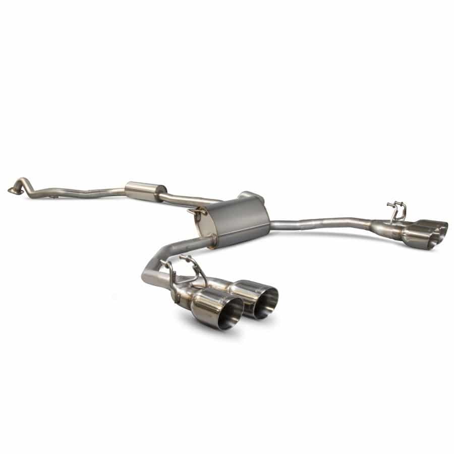 Scorpion Honda Civic Type R FK2 (LHD) Resonated Cat-back Exhaust