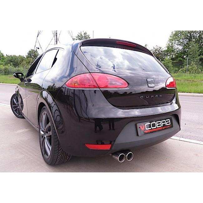Cobra Sport Seat Leon Cupra Mk2 1P 2.0 T FSI (06-12) Turbo Back Exhaust - Performance HQ - United Kingdom