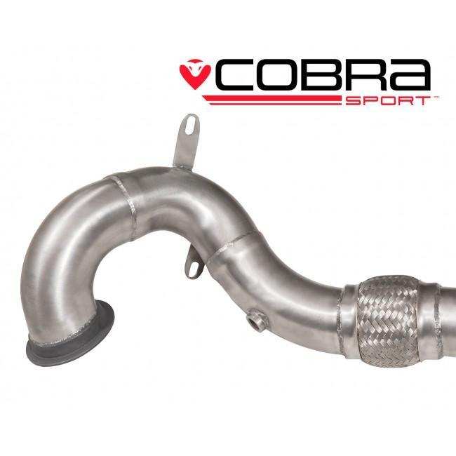 Cobra Sport Seat Leon Cupra 280/290/300 (14-18) Sports Cat/De-Cat Front Downpipe Exhaust - Performance HQ - United Kingdom