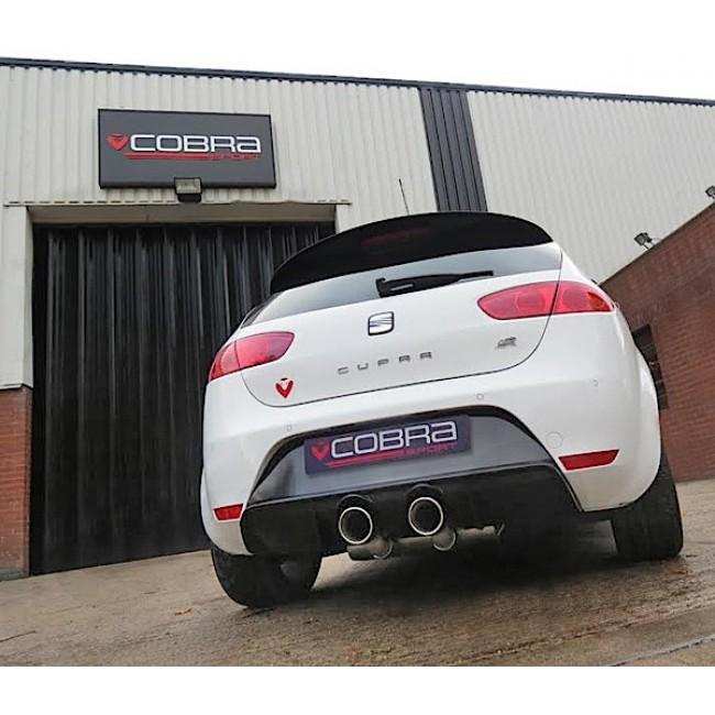 Cobra Sport Seat Leon Cupra R Mk2 1P 2.0 T FSI (10-12) Cat Back Exhaust - Performance HQ - United Kingdom