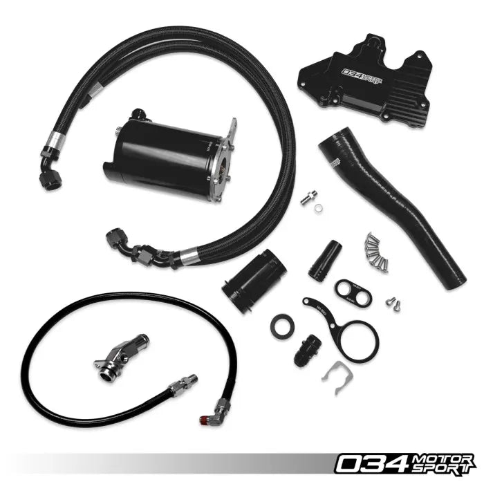 034Motorsport VAG S3/Golf (8V/8V.5/Mk7 R) Stage 2 Billet Catch Can Kit (AWD)