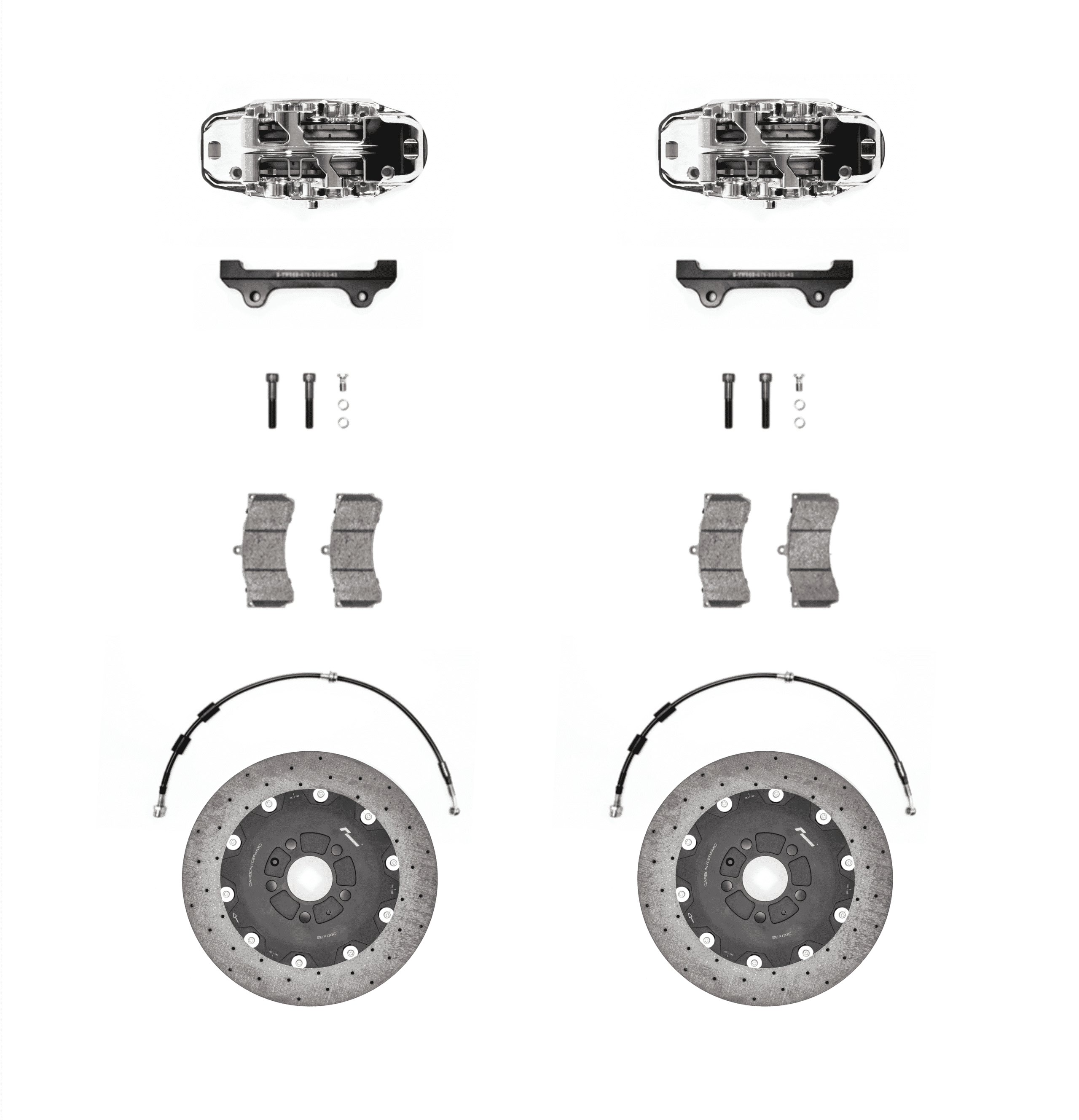 Racingline Stage 3+ Carbon Ceramic Brake Kit 380mm/355mm - Performance HQ - United Kingdom