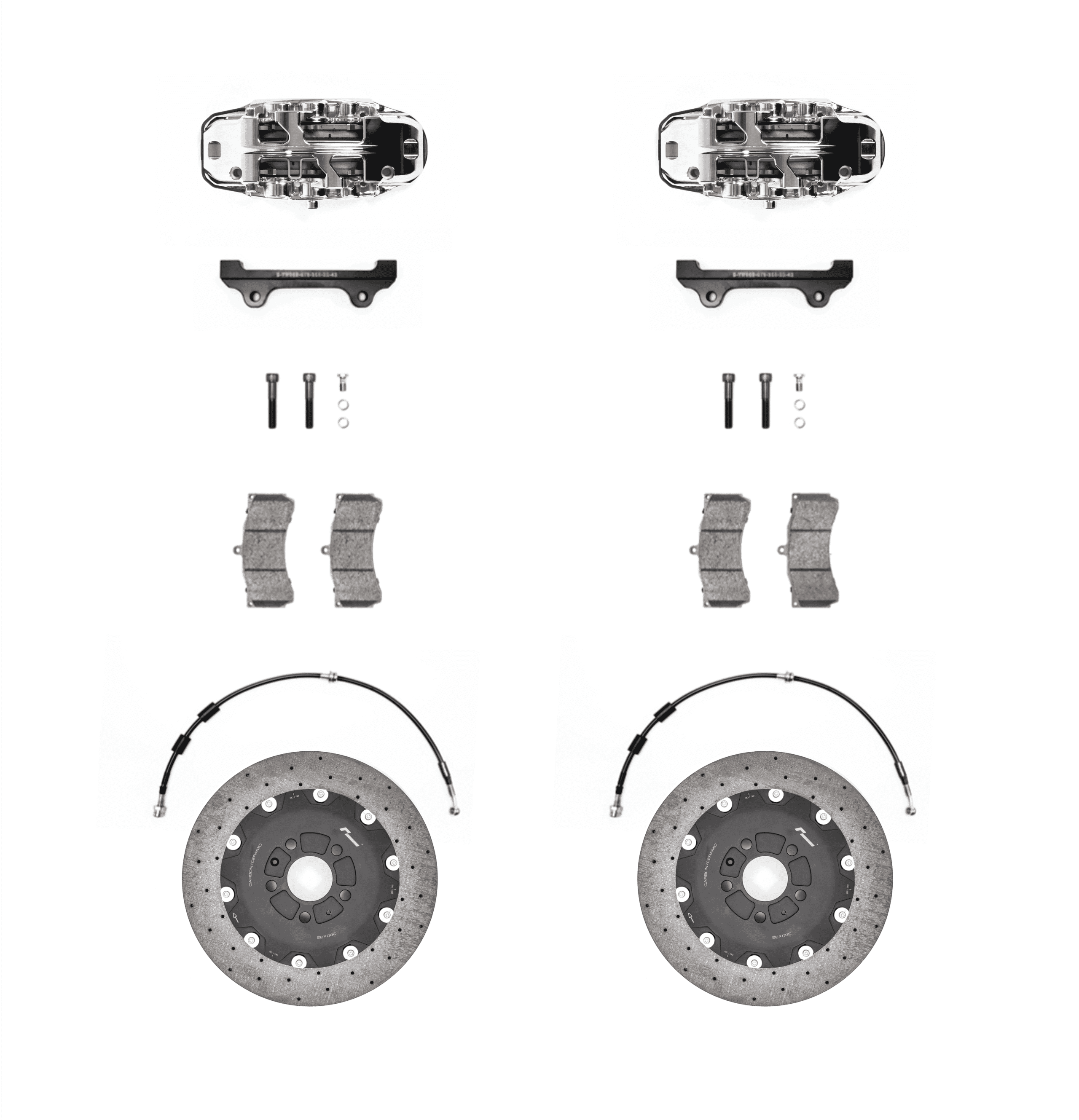 Racingline Stage 3+ Carbon Ceramic Brake Kit 380mm/355mm