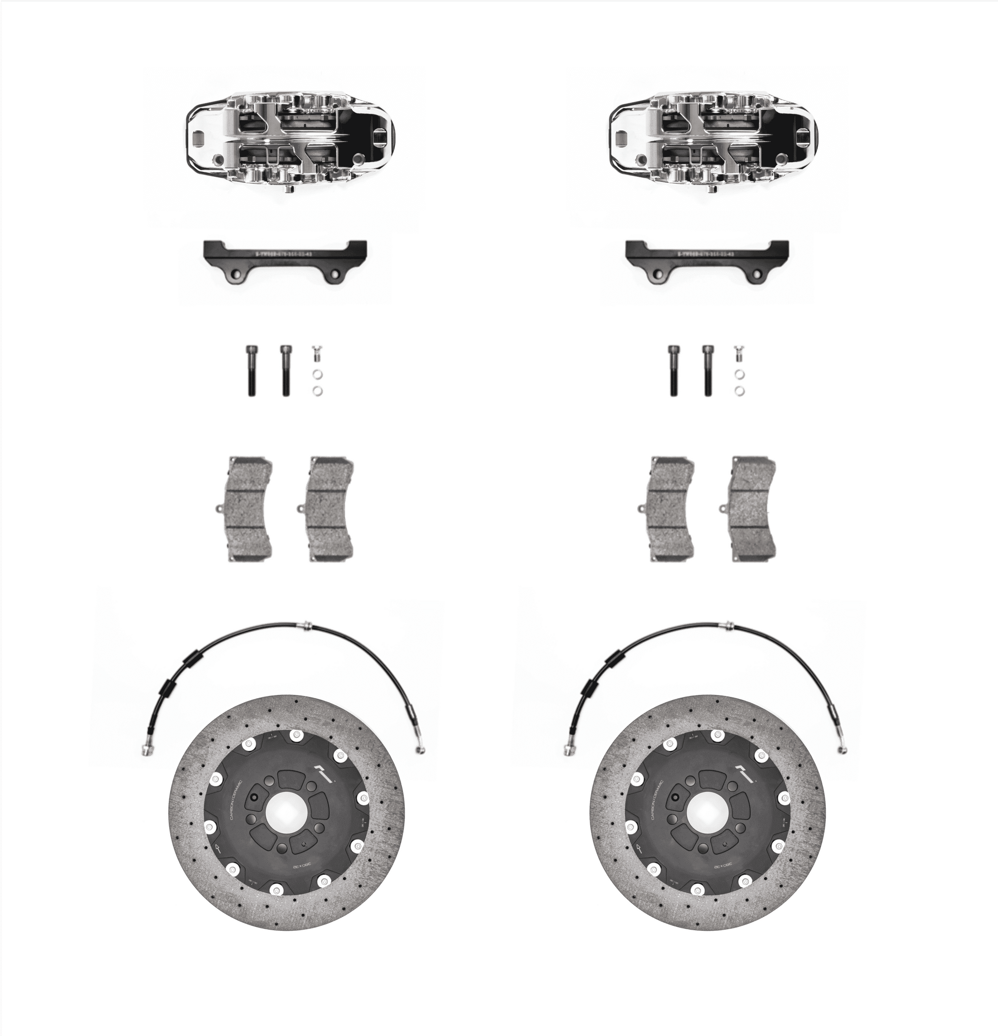 Racingline Stage 3+ Carbon Ceramic Brake Kit 380mm/355mm - Performance HQ - United Kingdom