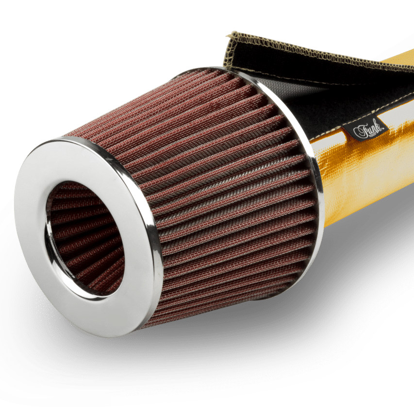 Funk Motorsport Gold Induction Kit Heat barrier Velcro sleeving