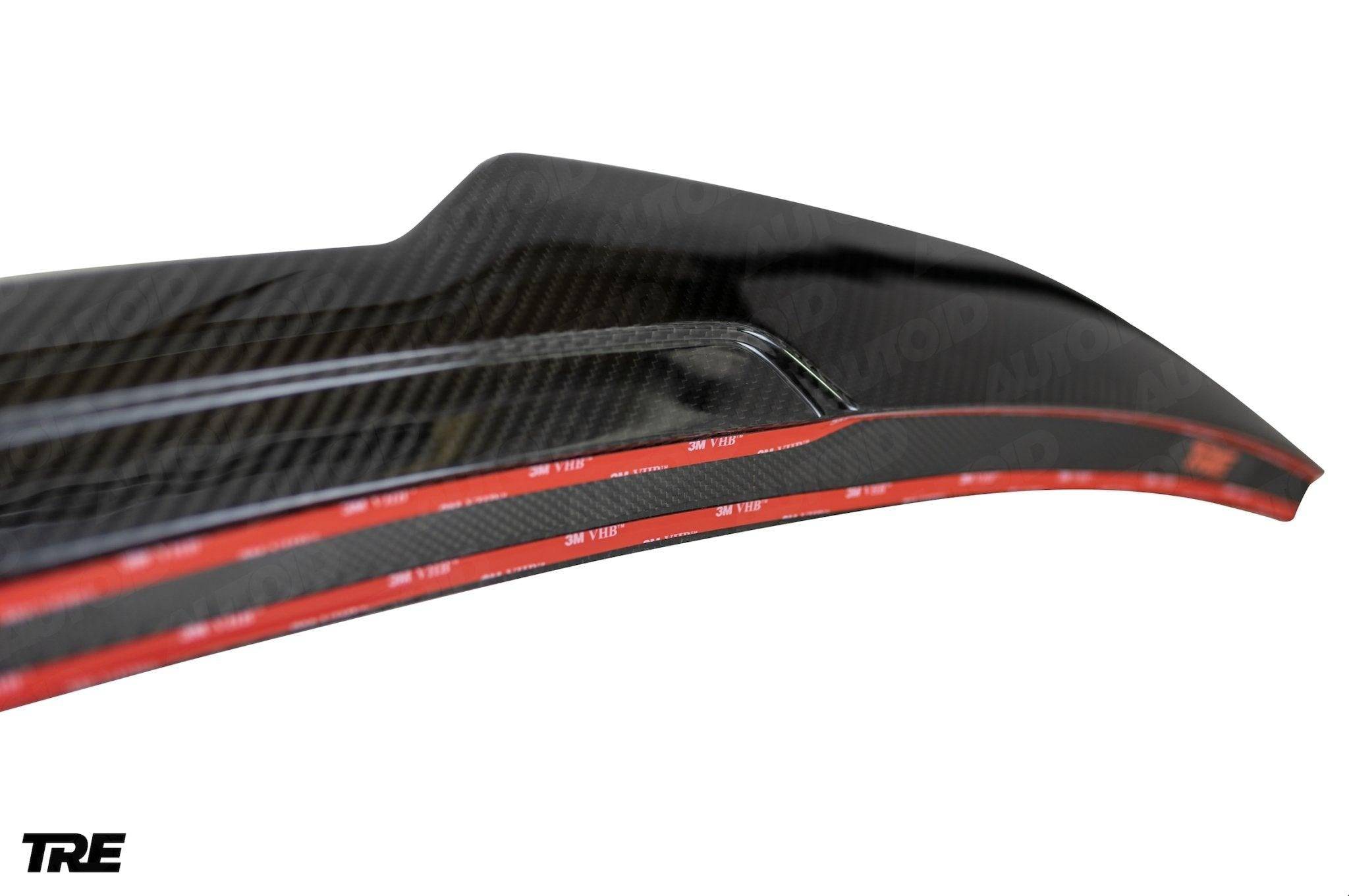 TRE Audi A3, S3 & RS3 Pre-preg Carbon Fibre Ducktail Rear Spoiler (2020+)