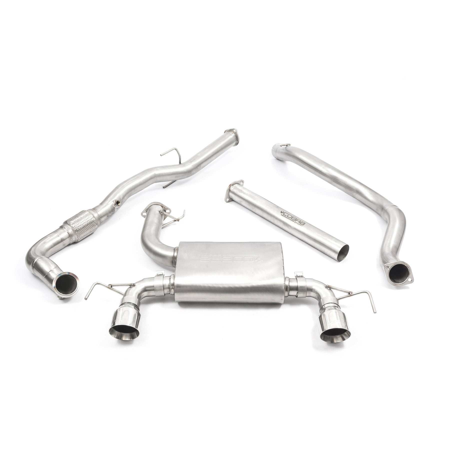 Cobra Sport Vauxhall Corsa D VXR Nurburgring (07-09) Turbo Back Exhaust - Performance HQ - United Kingdom