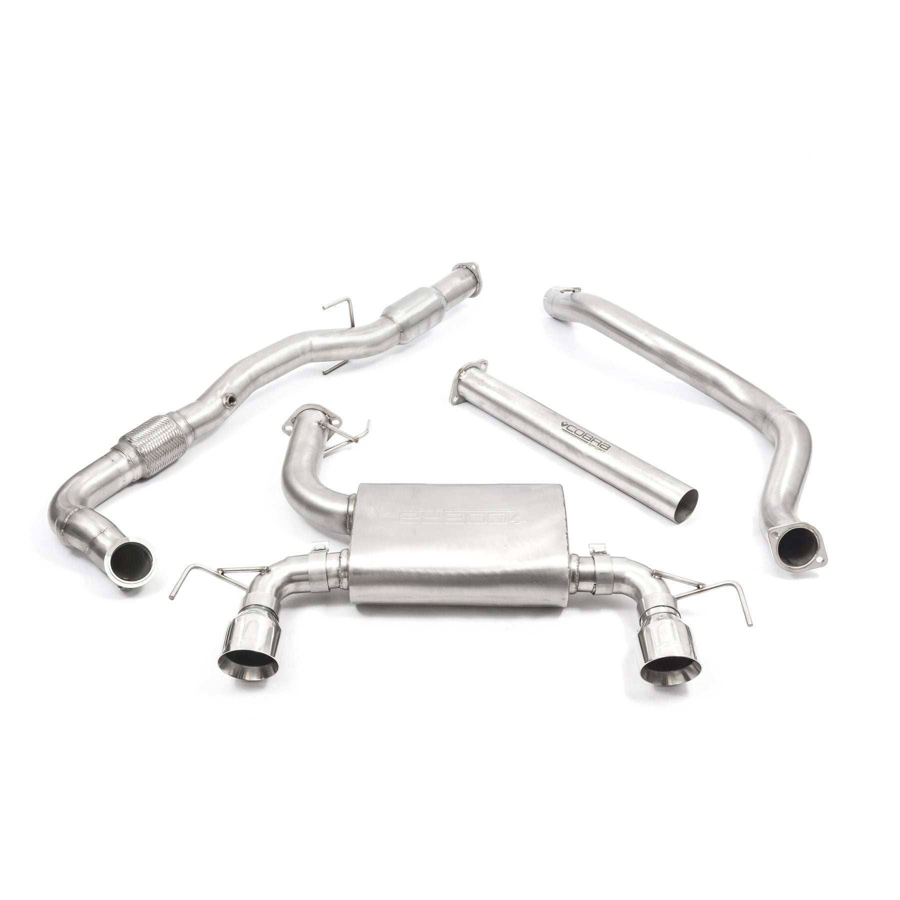 Cobra Sport Vauxhall Corsa D VXR Nurburgring (07-09) Turbo Back Exhaust - Performance HQ - United Kingdom