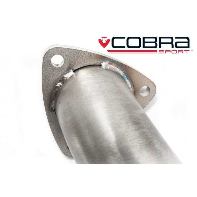 Cobra Sport Vauxhall Corsa D VXR Nurburgring (07-09) Secondary Sports Cat/De-Cat Front Pipe Exhaust - Performance HQ - United Kingdom
