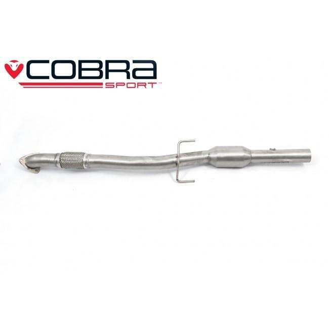 Cobra Sport Vauxhall Corsa D 1.6 SRI (07-09) Secondary Sports Cat/De-Cat Front Pipe Exhaust - Performance HQ - United Kingdom