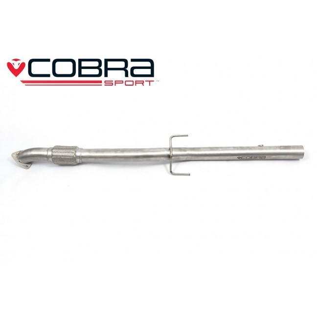 Cobra Sport Vauxhall Corsa D VXR Nurburgring (07-09) Secondary Sports Cat/De-Cat Front Pipe Exhaust - Performance HQ - United Kingdom