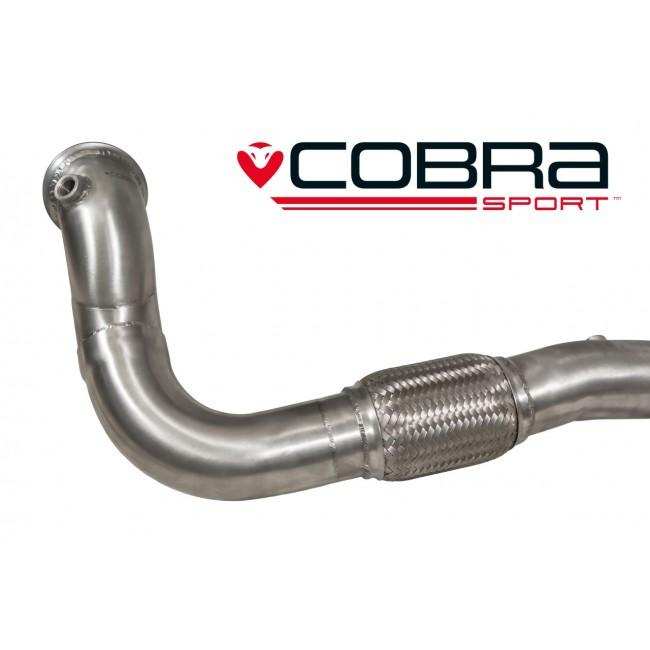 Cobra Sport Vauxhall Corsa E VXR (15-18) Front Pipe Sports Cat/De-Cat Exhaust - Performance HQ - United Kingdom