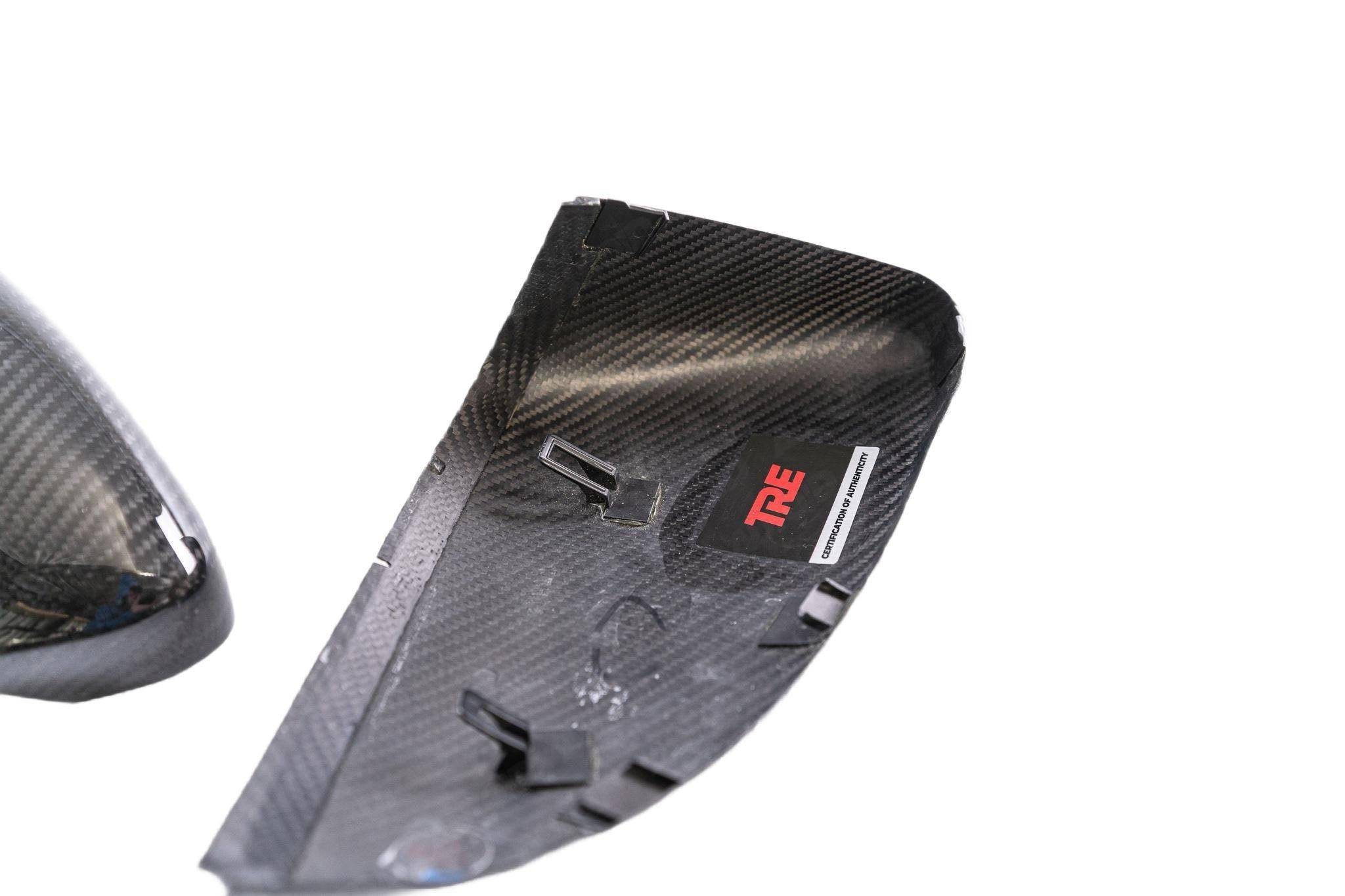 TRE VW Golf, Golf GTI & Golf R Mk7 / Mk7.5 Pre-Preg Carbon Fibre Wing Mirror Covers (2013-2020)