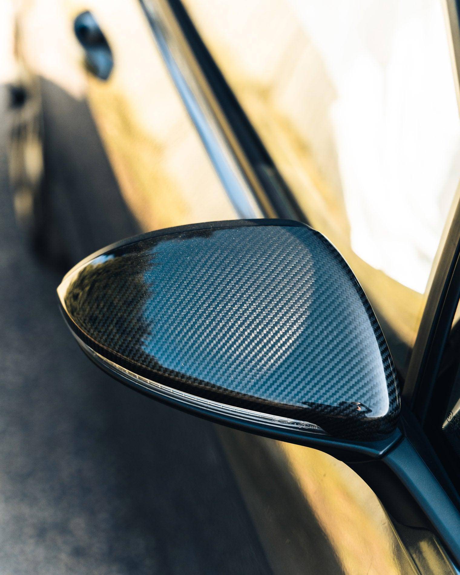 TRE VW Golf, Golf GTI & Golf R Mk7 / Mk7.5 Pre-Preg Carbon Fibre Wing Mirror Covers (2013-2020)