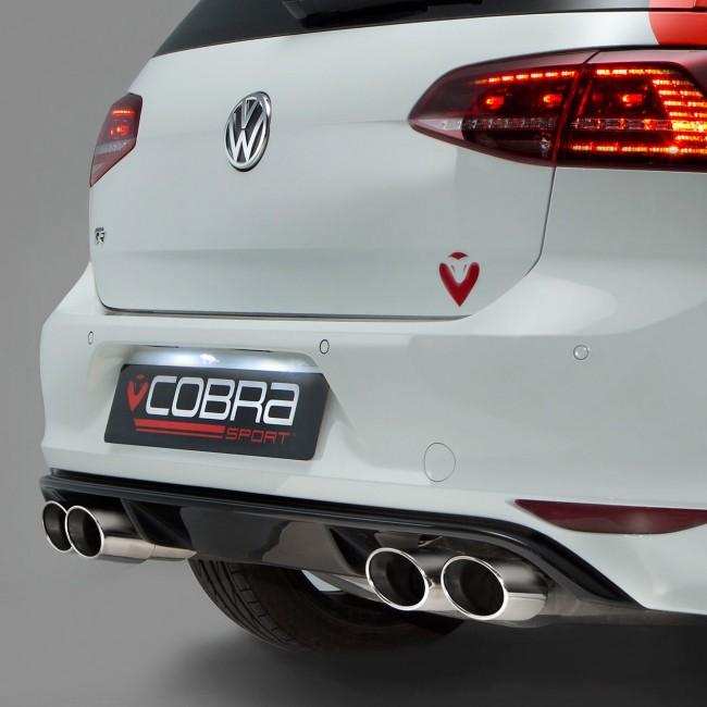 Cobra Sport VW Golf R (Mk7) 2.0 TSI (5G) (12-18) Cat Back Exhaust - Performance HQ - United Kingdom