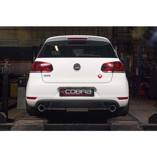 Cobra Sport VW Golf GTD (Mk6) 2.0 TDI (5K) (09-13) GTI Style Cat Back Exhaust - Performance HQ - United Kingdom