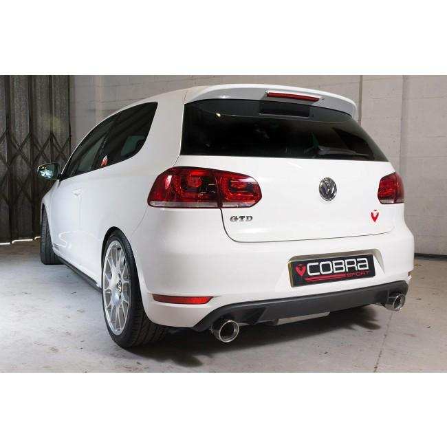 Cobra Sport VW Golf GTD (Mk6) 2.0 TDI (5K) (09-13) GTI Style Cat Back Exhaust - Performance HQ - United Kingdom