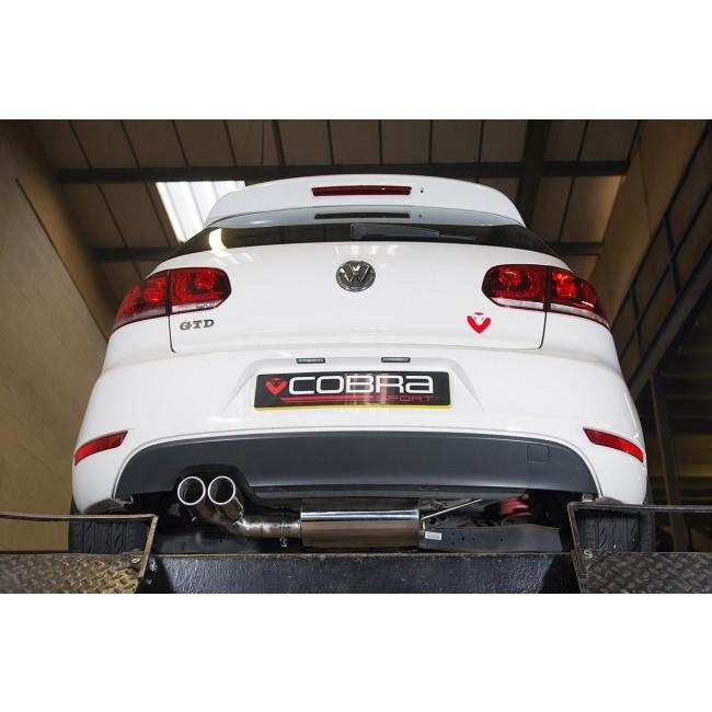 Cobra Sport VW Golf GTD (Mk6) 2.0 TDI (5K) (09-13) Cat Back Exhaust - Performance HQ - United Kingdom