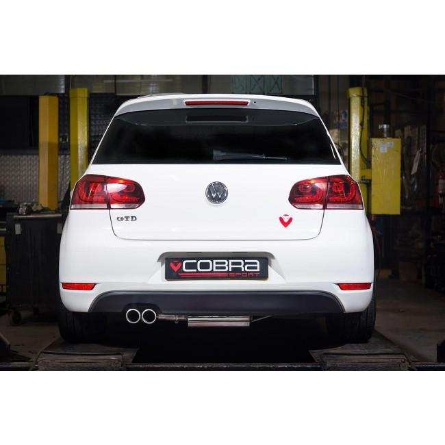 Cobra Sport VW Golf GTD (Mk6) 2.0 TDI (5K) (09-13) Cat Back Exhaust - Performance HQ - United Kingdom