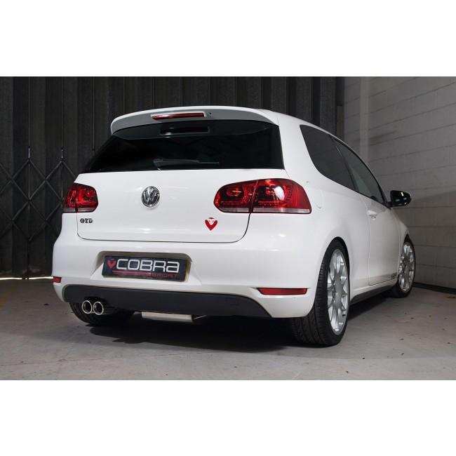 Cobra Sport VW Golf GTD (Mk6) 2.0 TDI (5K) (09-13) Cat Back Exhaust - Performance HQ - United Kingdom