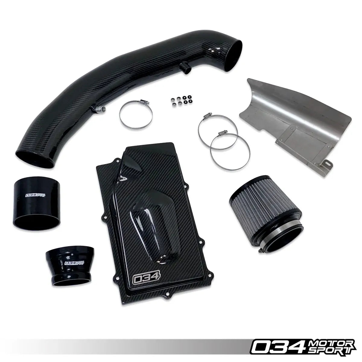 034Motorsport X34 4″ Carbon Fiber Closed-Top Cold Air Intake System Audi TT RS & RS3 2.5 TFSI EVO
