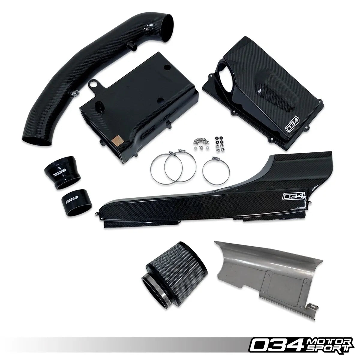 034Motorsport X34 Carbon Fiber 4″ Closed Top Intake Bundle Audi TT RS & RS3 2.5 TFSI EVO